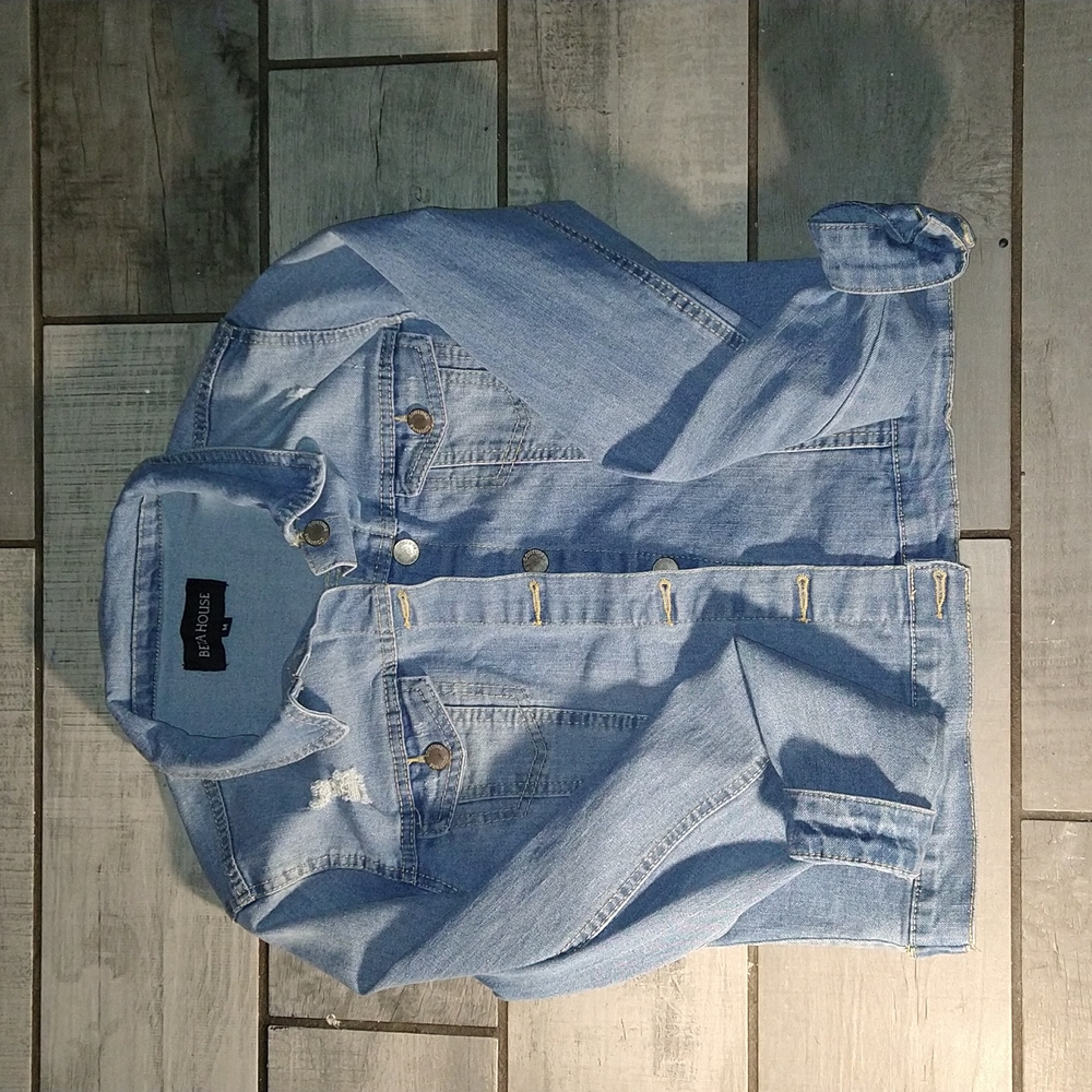 Light Denim Blue Jean jacket